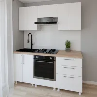 Bucătărie Smartex K4 PAL melaminat / White photo 2