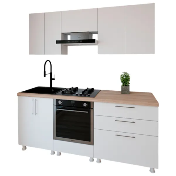 Кухня Smartex K4 ДСП меламин / White photo 1 Кухня Smartex K4 ДСП меламин / White photo 1