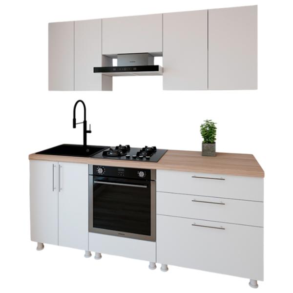 Кухня Smartex K4 ДСП меламин / White photo 1 Кухня Smartex K4 ДСП меламин / White photo 1