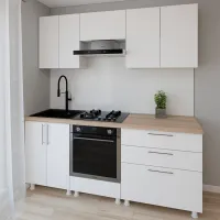 Bucătărie Smartex K4 PAL melaminat / White photo 2