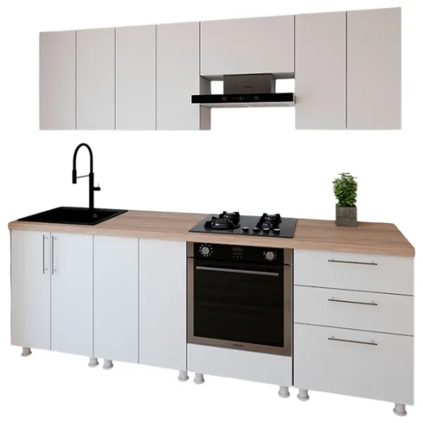 Кухня Smartex K4 ДСП меламин / White photo 1 Кухня Smartex K4 ДСП меламин / White photo 1