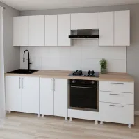 Bucătărie Smartex K4 PAL melaminat / White photo 2