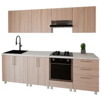 Кухня Smartex K4 ДСП меламин / Светлый Дуб