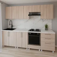 Bucătărie Smartex K4 PAL melaminat / Light Oak photo 2