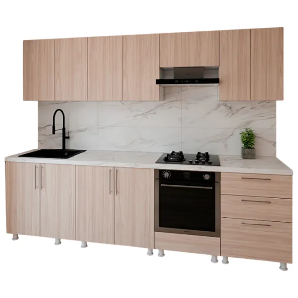 Кухня Smartex K4 ДСП меламин / Светлый Дуб photo 1 Кухня Smartex K4 ДСП меламин / Светлый Дуб photo 1