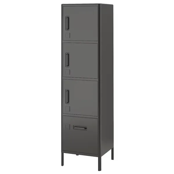 Dulap penal Ikea Idasen Pe podea / Oțel / Dark Gray photo 1 Dulap penal Ikea Idasen Pe podea / Oțel / Dark Gray photo 1