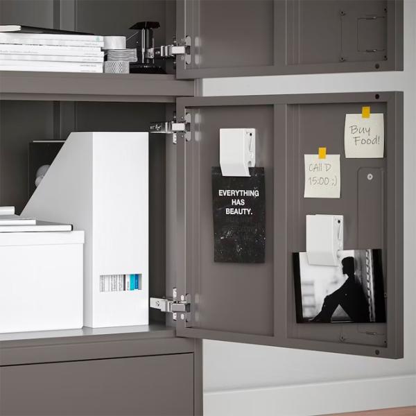 Dulap penal Ikea Idasen Pe podea / Oțel / Dark Gray photo 3 Dulap penal Ikea Idasen Pe podea / Oțel / Dark Gray photo 3