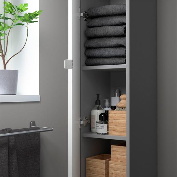 Шкаф пенал Ikea Enhet Настенная / ДСП / Белый - серый photo 4 Шкаф пенал Ikea Enhet Настенная / ДСП / Белый - серый photo 4