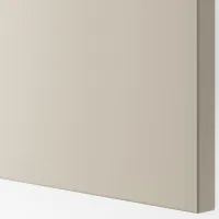 Dulap cu vitrină Ikea Besta PAL / Beige photo 4