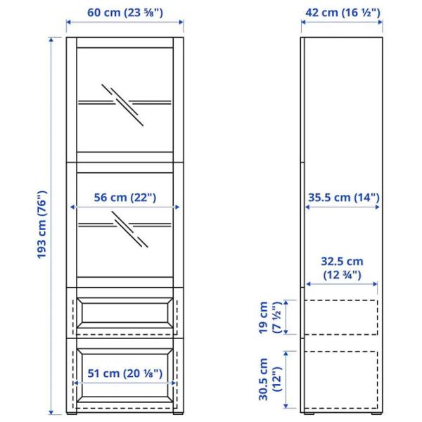 Витрина для гостиной Ikea Besta ДСП / Бежевый photo 5 Витрина для гостиной Ikea Besta ДСП / Бежевый photo 5