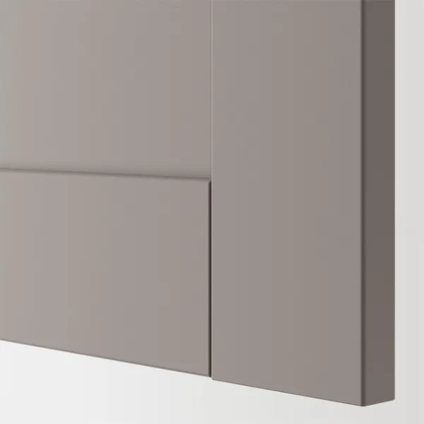 Шкаф пенал Ikea Enhet Настенная / ДСП / Белый - серый photo 4