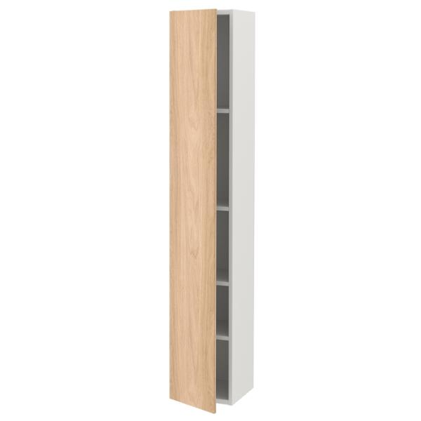 Dulap penal Ikea Enhet Pe perete / DSP / Alb - Stejar photo 1