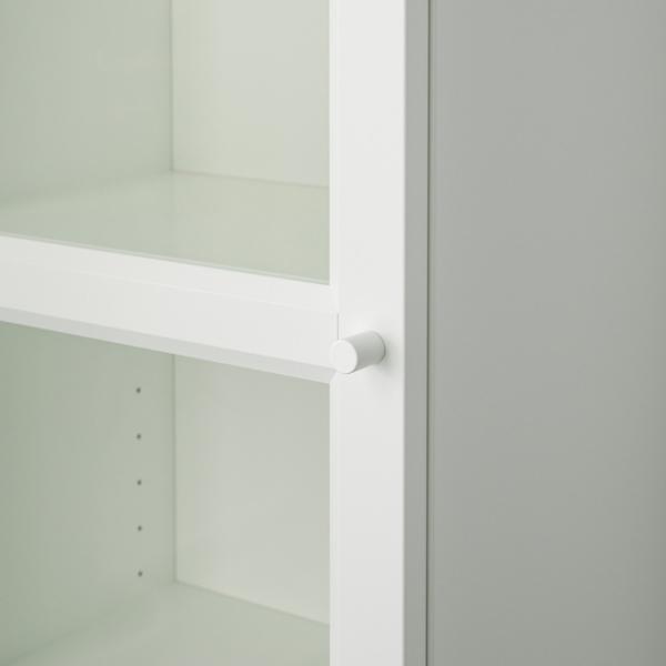 Dulap cu vitrină Ikea Billy/Oxberg Sticlă / White photo 4