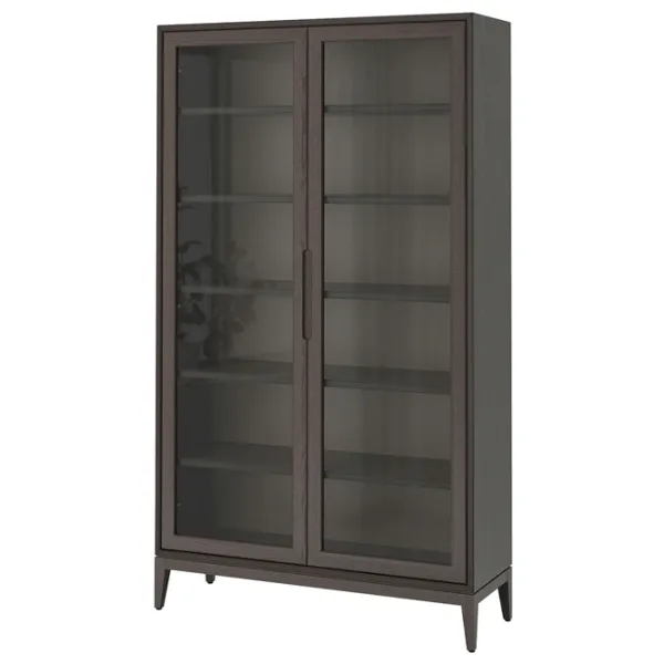 Dulap cu vitrină Ikea Regissor  Sticlă / Brown photo 1