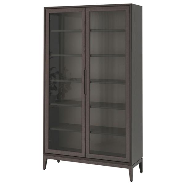 Dulap cu vitrină Ikea Regissor  Sticlă / Brown photo 1