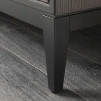 Dulap cu vitrină Ikea Regissor Sticlă / Brown photo 4