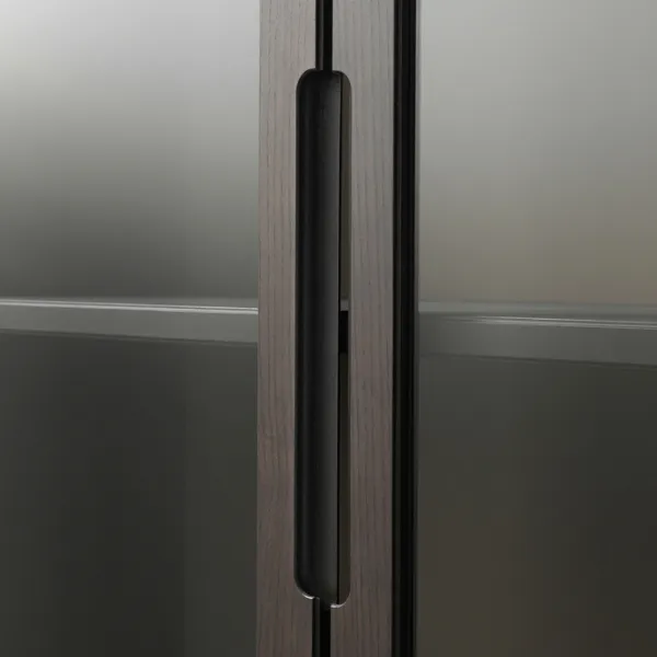Dulap cu vitrină Ikea Regissor  Sticlă / Brown photo 6