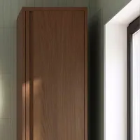 Шкаф пенал Ikea Angsjon Настенная / ДСП / Имитация Коричневого Дуба photo 2