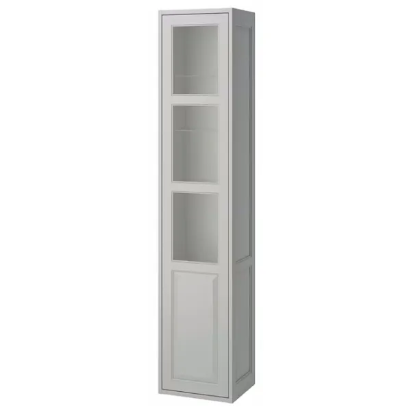 Шкаф пенал Ikea Tannforsen Настенная / ДСП / Серый photo 1