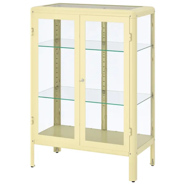 Витрина для гостиной Ikea Fabrikor Стекло / Светло-желтый photo 1