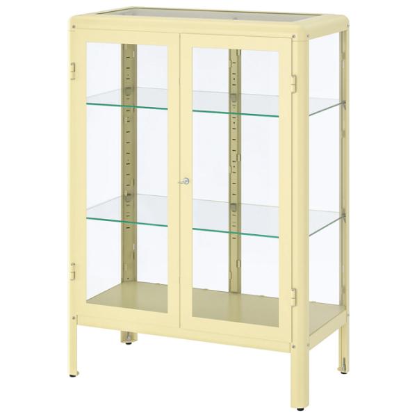Витрина для гостиной Ikea Fabrikor Стекло / Светло-желтый photo 1