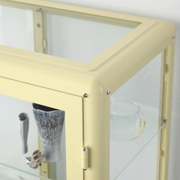 Витрина для гостиной Ikea Fabrikor Стекло / Светло-желтый photo 2