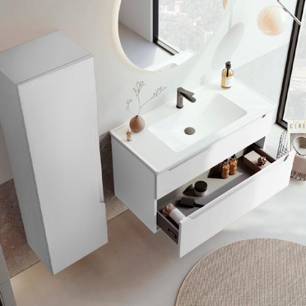 Dulap penal Orka MESSINA Pe perete / MDF / White photo 4 Dulap penal Orka MESSINA Pe perete / MDF / White photo 4