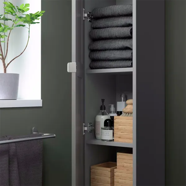 Шкаф пенал Ikea Enhet Настенная / ДСП / Серый photo 4 Шкаф пенал Ikea Enhet Настенная / ДСП / Серый photo 4