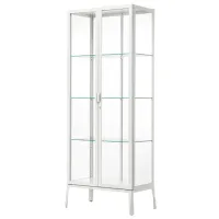 Витрина для гостиной Ikea Milsbo Металл / White