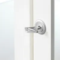 Dulap cu vitrină Ikea Milsbo Metal / White photo 5