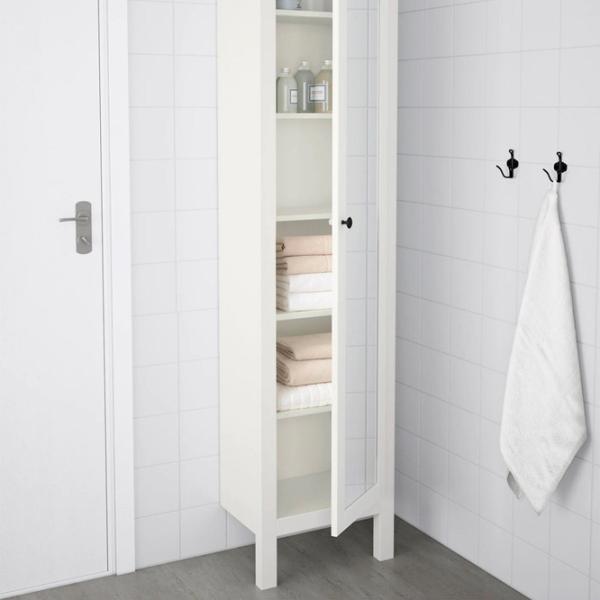 Шкаф пенал Ikea Hemnes Напольная / МДФ / Белый photo 2 Шкаф пенал Ikea Hemnes Напольная / МДФ / Белый photo 2