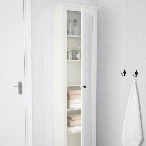 Шкаф пенал Ikea Hemnes Напольная / МДФ / Белый photo 3 Шкаф пенал Ikea Hemnes Напольная / МДФ / Белый photo 3