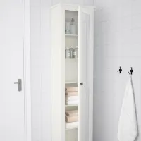 Dulap penal Ikea Hemnes Pe podea / MDF / White photo 3