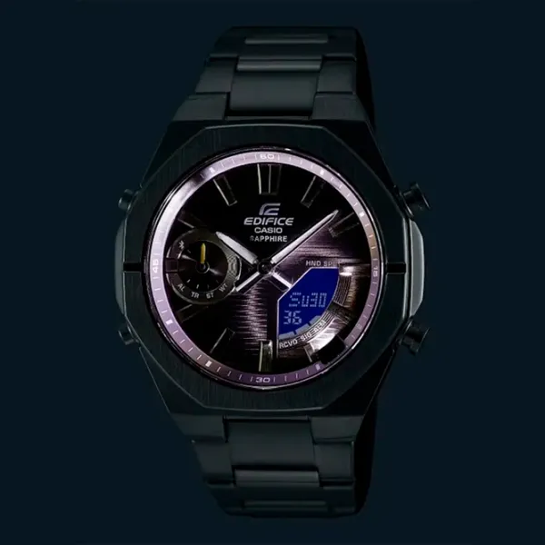 Ceas de mână pentru bărbați Casio ECB-S10D-8AEF Cuarț / 43 mm photo 4