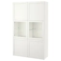 Витрина для гостиной Ikea Besta ДСП / White