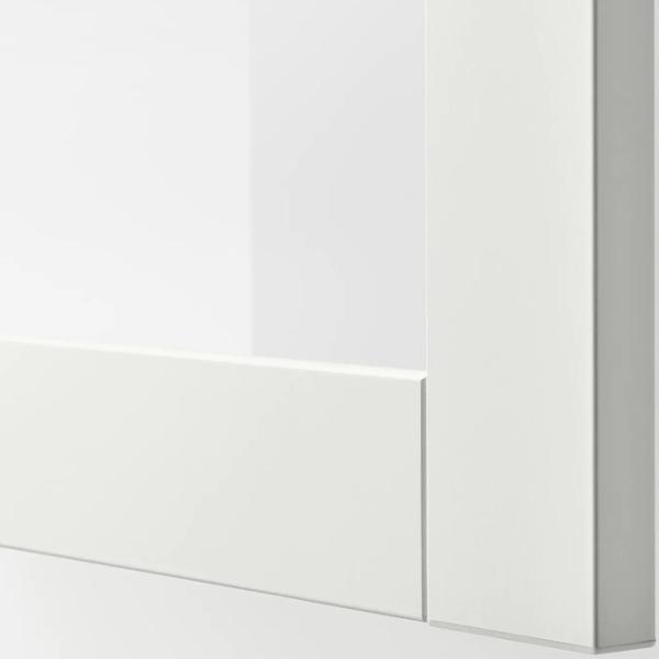 Dulap cu vitrină Ikea Besta PAL / White photo 3 Dulap cu vitrină Ikea Besta PAL / White photo 3