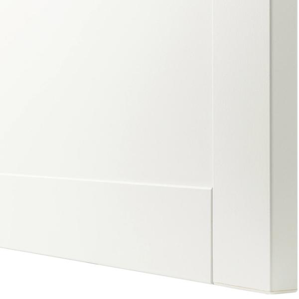 Dulap cu vitrină Ikea Besta PAL / White photo 5 Dulap cu vitrină Ikea Besta PAL / White photo 5
