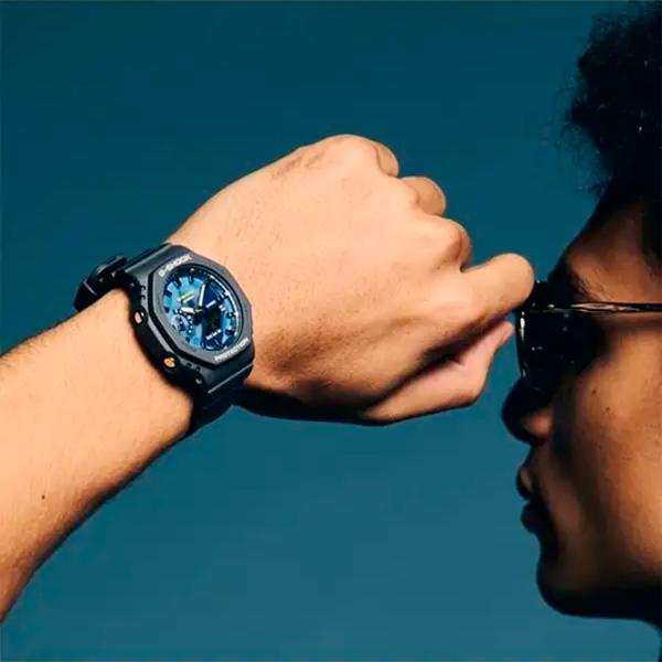 Наручные часы унисекс Casio GA-2100AS-2AER Кварцевый / 45 мм photo 3