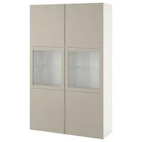 Витрина для гостиной Ikea Besta ДСП / Бежевый