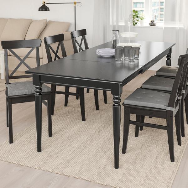 Set masă și scaune Ikea Ingatorp/Ingolf Dreptunghiulară / PAL / Black photo 8 Set masă și scaune Ikea Ingatorp/Ingolf Dreptunghiulară / PAL / Black photo 8