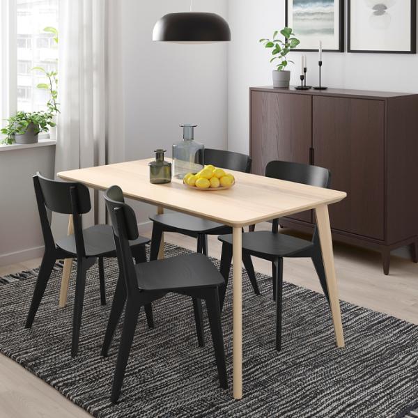 Set masă și scaune Ikea Lisabo Dreptunghiulară / PAL / Ash Veneer photo 8 Set masă și scaune Ikea Lisabo Dreptunghiulară / PAL / Ash Veneer photo 8