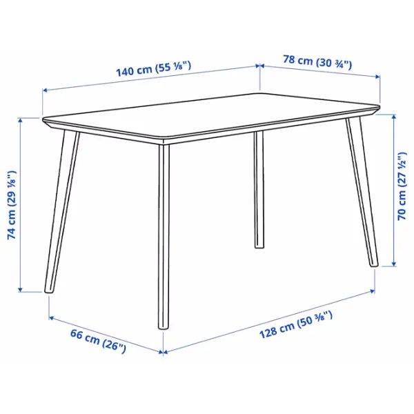 Set masă și scaune Ikea Lisabo Dreptunghiulară / PAL / Ash Veneer photo 9 Set masă și scaune Ikea Lisabo Dreptunghiulară / PAL / Ash Veneer photo 9