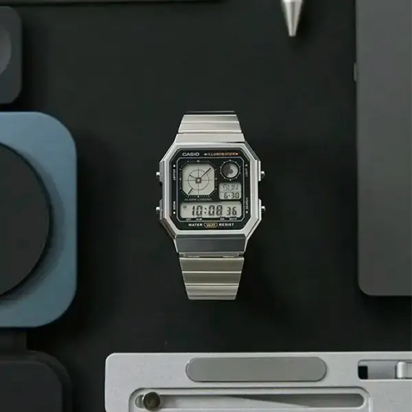 Наручные часы унисекс Casio A130WE-1AEF Кварцевый / 40 x 34 мм photo 5