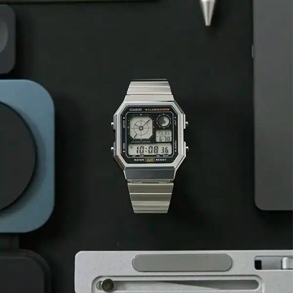 Наручные часы унисекс Casio A130WE-1AEF Кварцевый / 40 x 34 мм photo 5