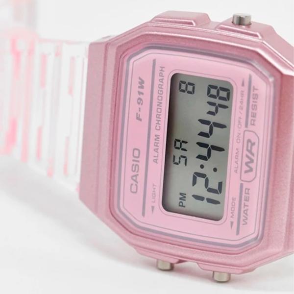 Наручные часы для женщин Casio F-91WS-4EF Кварцевый / 38 x 35 мм photo 2