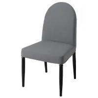 Set masă și scaune Ikea Danderyd/Vissle Dreptunghiulară / MDF / Black photo 3