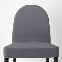 Set masă și scaune Ikea Danderyd/Vissle Dreptunghiulară / MDF / Black photo 4