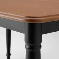 Set masă și scaune Ikea Danderyd/Vissle Dreptunghiulară / MDF / Black photo 6