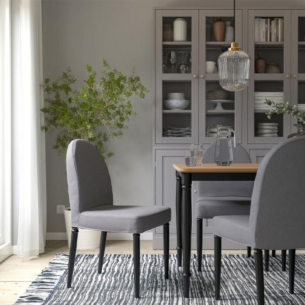 Set masă și scaune Ikea Danderyd/Vissle Dreptunghiulară / MDF / Black photo 8 Set masă și scaune Ikea Danderyd/Vissle Dreptunghiulară / MDF / Black photo 8