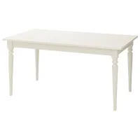 Set masă și scaune Ikea Ingatorp/Skogsta Dreptunghiulară / PAL / White photo 2